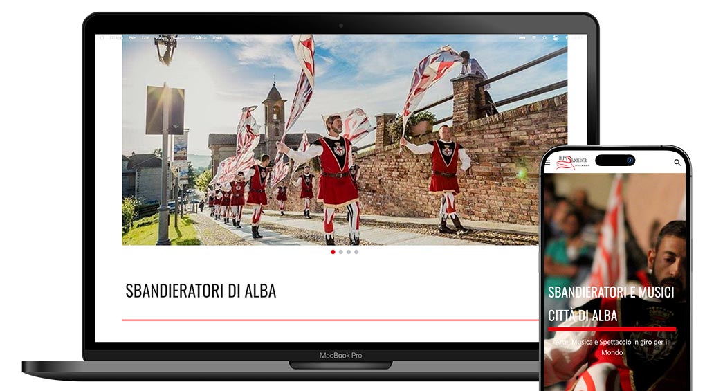 Sito web per sport
