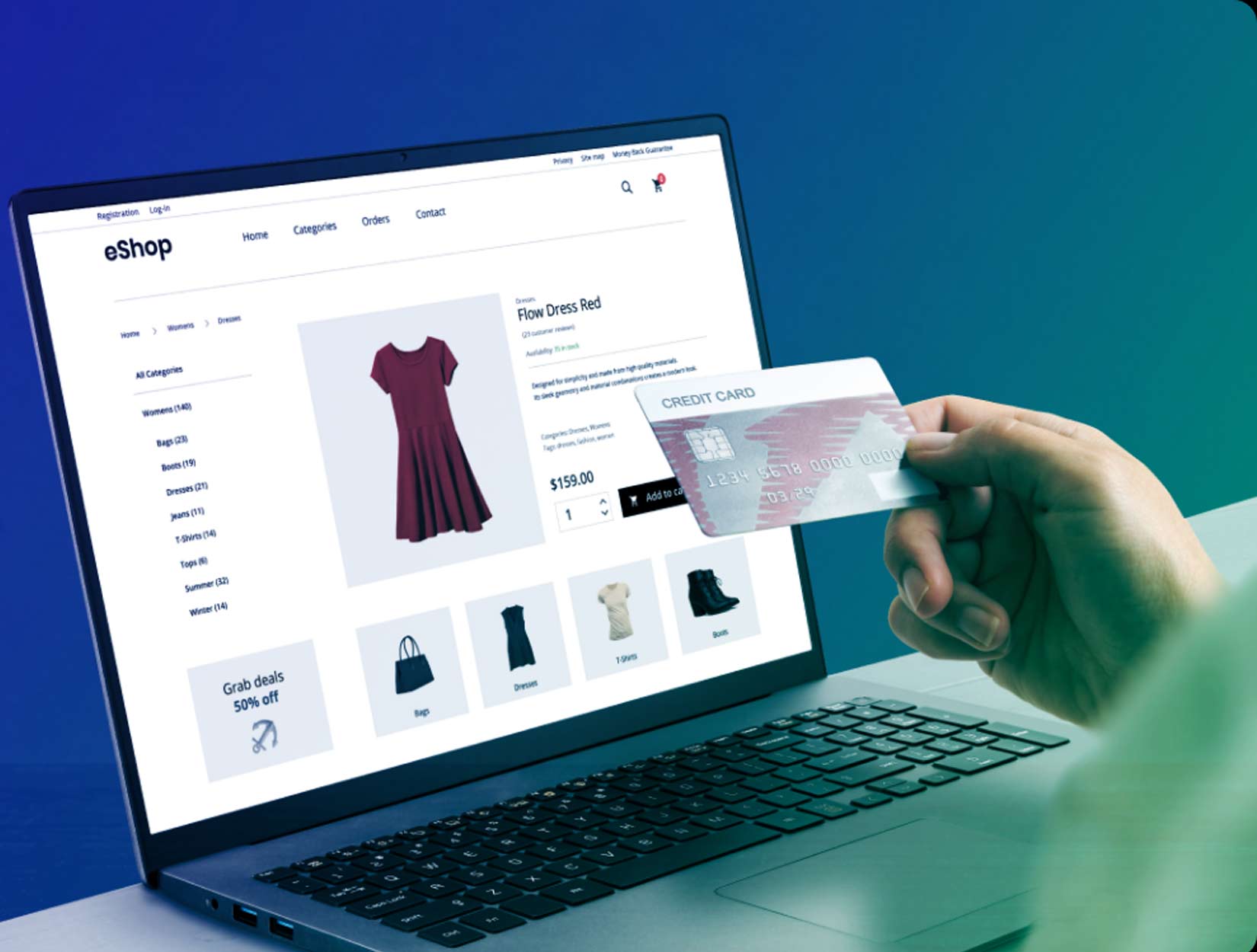 Creare negozio online